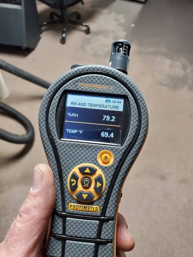 Moisture meter humidity assessment for Mold Remediation & Removal in Giddings